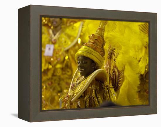 Rio Carnival, Rio De Janeiro, Brazil-Demetrio Carrasco-Framed Premier Image Canvas