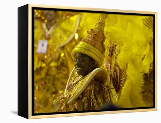 Rio Carnival, Rio De Janeiro, Brazil-Demetrio Carrasco-Framed Premier Image Canvas