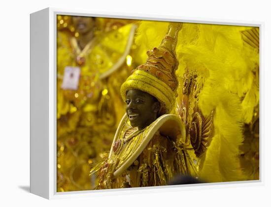 Rio Carnival, Rio De Janeiro, Brazil-Demetrio Carrasco-Framed Premier Image Canvas