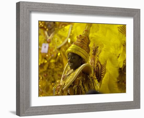 Rio Carnival, Rio De Janeiro, Brazil-Demetrio Carrasco-Framed Photographic Print