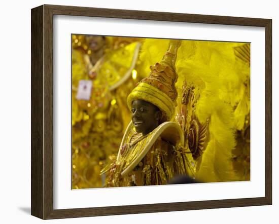 Rio Carnival, Rio De Janeiro, Brazil-Demetrio Carrasco-Framed Photographic Print