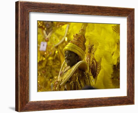 Rio Carnival, Rio De Janeiro, Brazil-Demetrio Carrasco-Framed Photographic Print