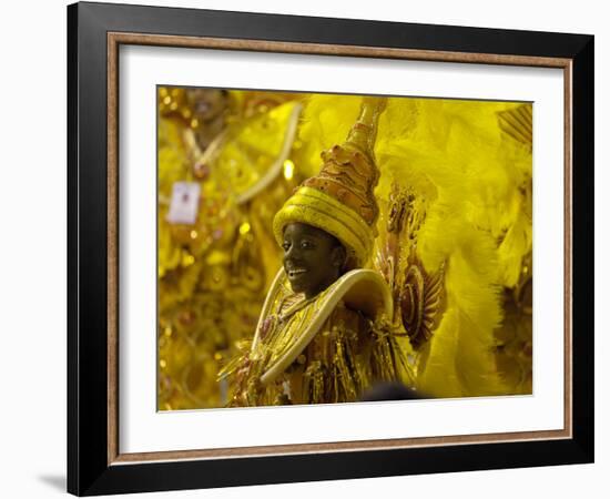 Rio Carnival, Rio De Janeiro, Brazil-Demetrio Carrasco-Framed Photographic Print