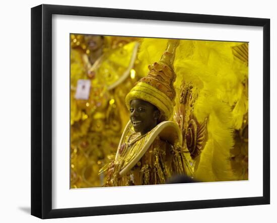 Rio Carnival, Rio De Janeiro, Brazil-Demetrio Carrasco-Framed Photographic Print