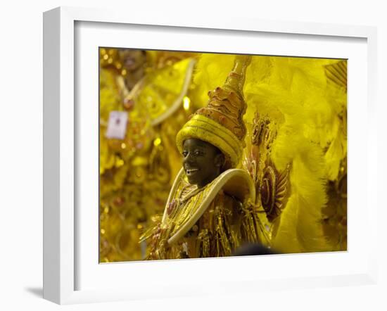 Rio Carnival, Rio De Janeiro, Brazil-Demetrio Carrasco-Framed Photographic Print