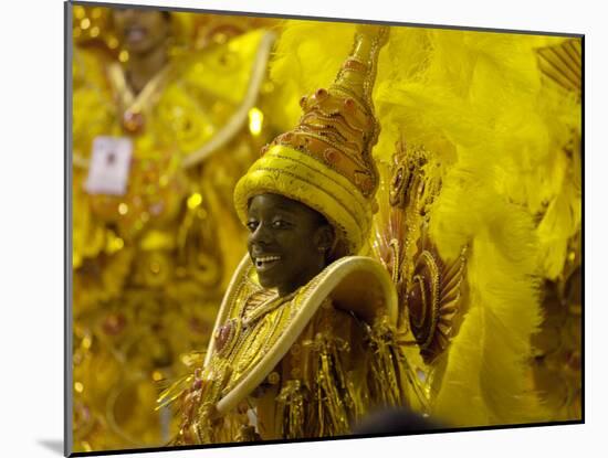 Rio Carnival, Rio De Janeiro, Brazil-Demetrio Carrasco-Mounted Photographic Print