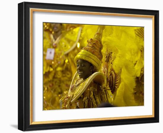 Rio Carnival, Rio De Janeiro, Brazil-Demetrio Carrasco-Framed Photographic Print