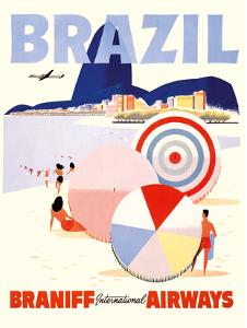 Rio de Janeiro Brazil - Braniff International Airways