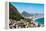 Rio De Janeiro Favela and Ipanema Beach View-dabldy-Framed Premier Image Canvas