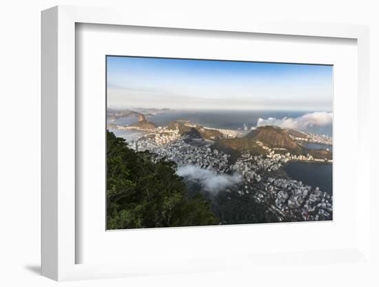 Rio de Janeiro from Corcovado Mountain-James White-Framed Photographic Print