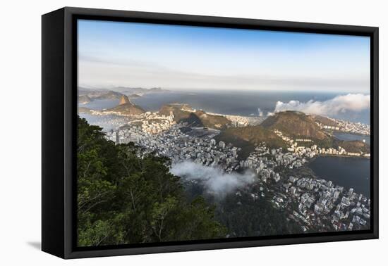 Rio de Janeiro from Corcovado Mountain-James White-Framed Premier Image Canvas