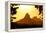 Rio De Janeiro Mountains by Sunset-dabldy-Framed Premier Image Canvas