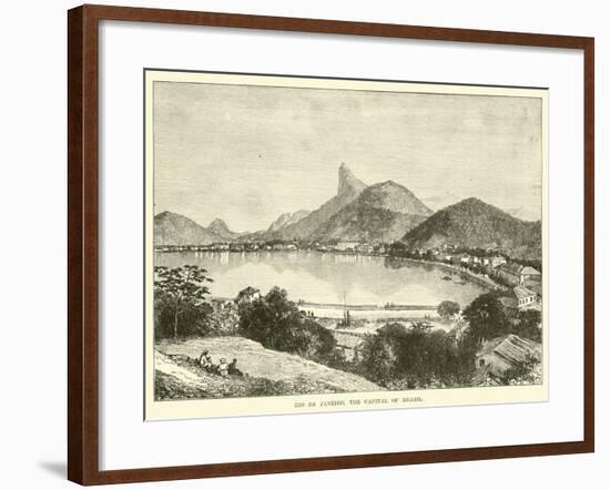 Rio De Janeiro, the Capital of Brazil-null-Framed Giclee Print