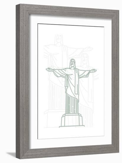 Rio De Janeiro-Cristian Mielu-Framed Art Print