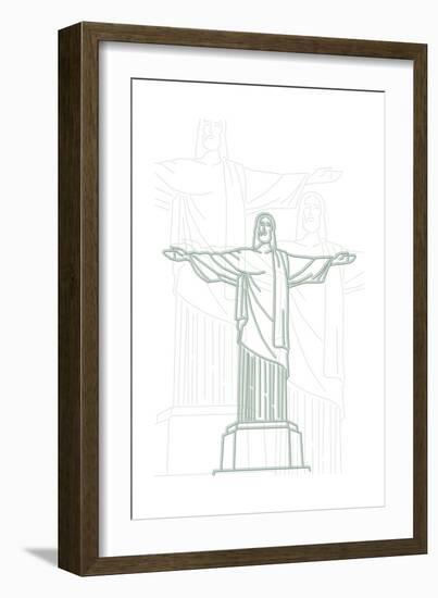 Rio De Janeiro-Cristian Mielu-Framed Art Print