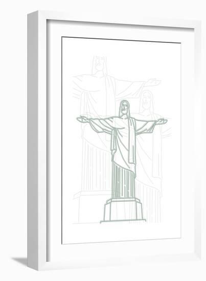 Rio De Janeiro-Cristian Mielu-Framed Art Print