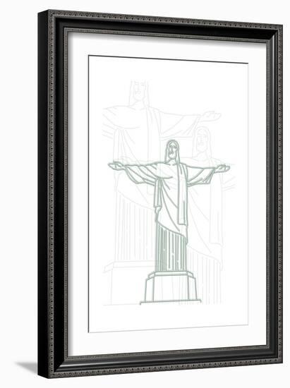 Rio De Janeiro-Cristian Mielu-Framed Art Print