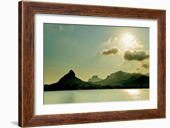 Rio De Janeiro-dabldy-Framed Art Print