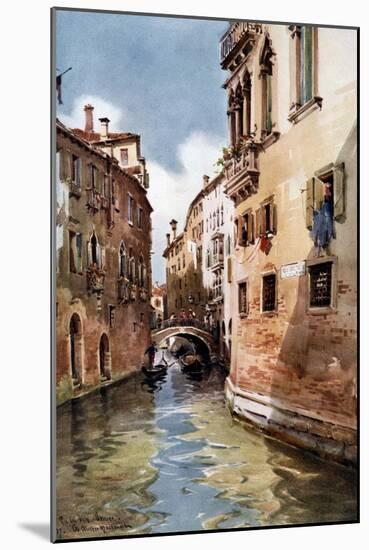 Rio Del Olio, Venice, Italy, 1907-William Alister Macdonald-Mounted Giclee Print