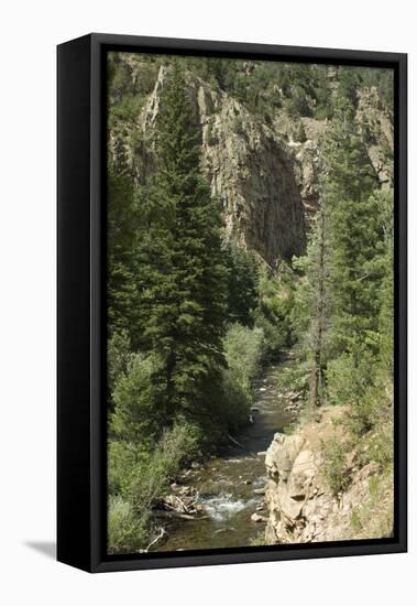 Rio Del Pueblo in the Sangre De Cristo Mountains, New Mexico-null-Framed Premier Image Canvas