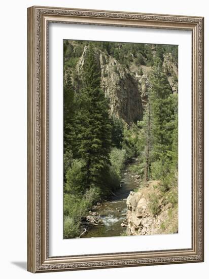 Rio Del Pueblo in the Sangre De Cristo Mountains, New Mexico-null-Framed Photographic Print