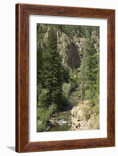 Rio Del Pueblo in the Sangre De Cristo Mountains, New Mexico-null-Framed Photographic Print