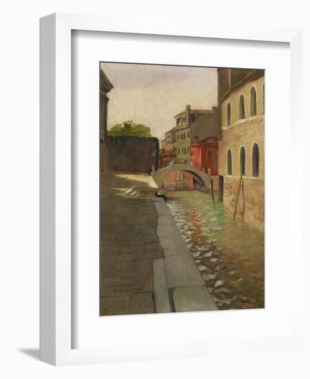 Rio Della Salute, Venice, c.1902-Félix Vallotton-Framed Giclee Print