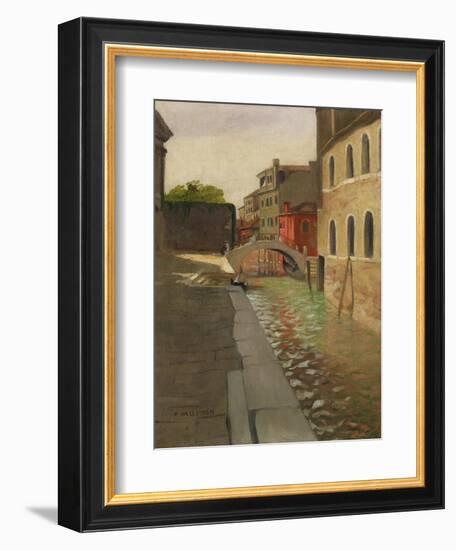 Rio Della Salute, Venice, c.1902-Félix Vallotton-Framed Giclee Print