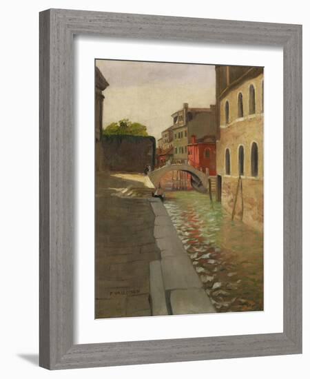 Rio Della Salute, Venice, c.1902-Félix Vallotton-Framed Giclee Print