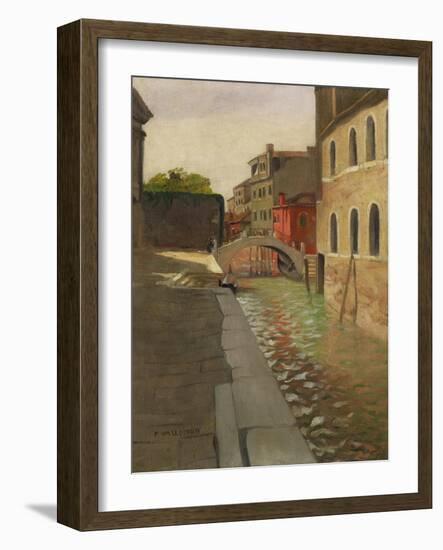 Rio Della Salute, Venice, c.1902-Félix Vallotton-Framed Giclee Print