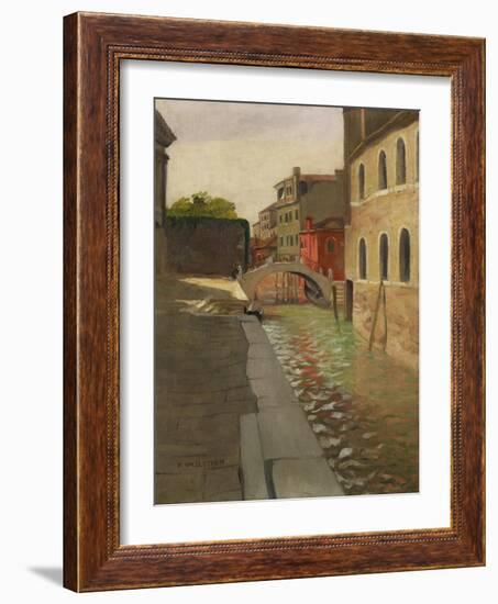 Rio Della Salute, Venice, c.1902-Félix Vallotton-Framed Giclee Print