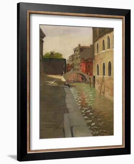 Rio Della Salute, Venice, c.1902-Félix Vallotton-Framed Giclee Print