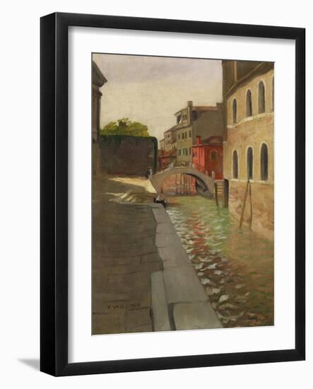 Rio Della Salute, Venice, c.1902-Félix Vallotton-Framed Giclee Print