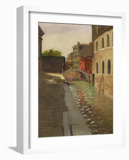 Rio Della Salute, Venice, c.1902-Félix Vallotton-Framed Giclee Print