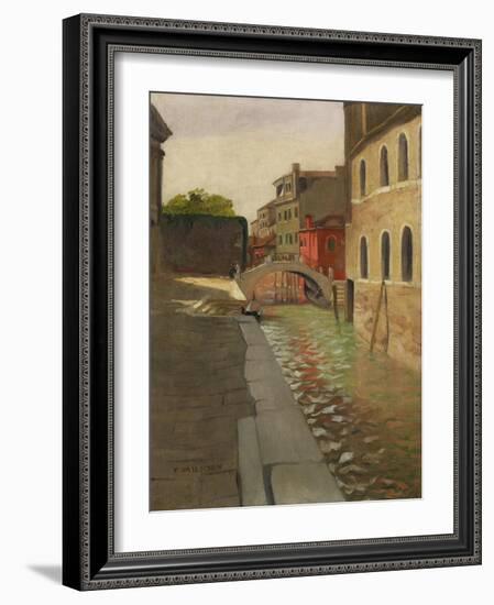 Rio Della Salute, Venice, c.1902-Félix Vallotton-Framed Giclee Print