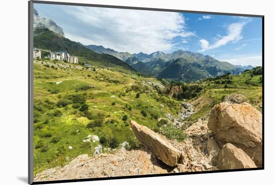 Rio Gallego and the Tena Valley beyond, below Formigal ski resort, Formigal, Sallent de Gallego, Hu-Robert Francis-Mounted Photographic Print