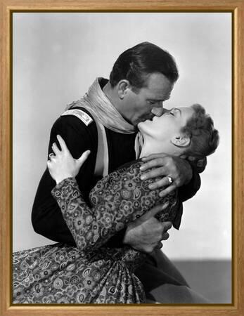 Rio Grande By Johnford With John Wayne And Maureen O Hara 1950 B W Photo Photo Art Com