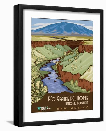 Rio Grande Del Norte National Monument-Bureau of Land Management-Framed Art Print