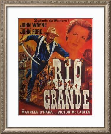 Rio Grande French Movie Poster 1950 Art Print Art Com Rio Grande French Movie Poster 1950 Art Print Art Com