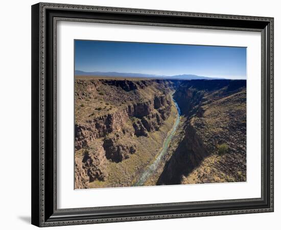 Rio Grande Gorge Bridge Near Taos, New Mexico, United States of America, North America-Alan Copson-Framed Photographic Print