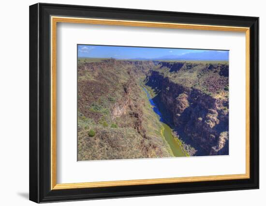 Rio Grande Gorge, Taken from Rio Grande Gorge Bridge, Near Taos, New Mexico, U.S.A.-Richard Maschmeyer-Framed Photographic Print