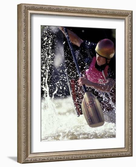 Rio Grande River Kayaking, New Mexico, USA-Lee Kopfler-Framed Photographic Print