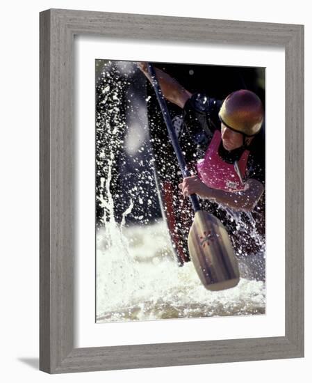 Rio Grande River Kayaking, New Mexico, USA-Lee Kopfler-Framed Photographic Print