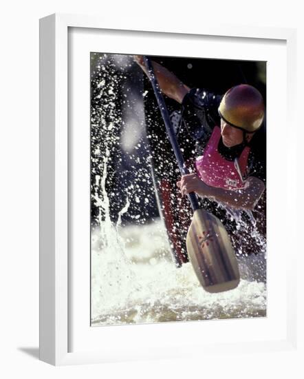 Rio Grande River Kayaking, New Mexico, USA-Lee Kopfler-Framed Photographic Print