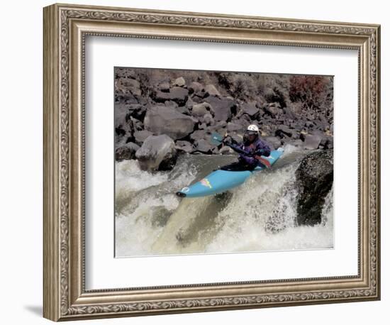 Rio Grande River Kayaking, New Mexico, USA-Lee Kopfler-Framed Photographic Print