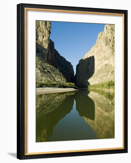 Rio Grande River, Santa Elena Canyon, Big Bend National Park, Texas, USA-Ethel Davies-Framed Photographic Print