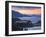 Rio Negro Province, Lake District, Hotel Llao Llao and Lake Nahuel Huapi, Dusk, Argentina-Walter Bibikow-Framed Photographic Print