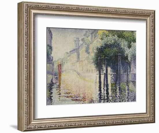 Rio San Trovaso, Venice, circa 1904-Henri Edmond Cross-Framed Giclee Print