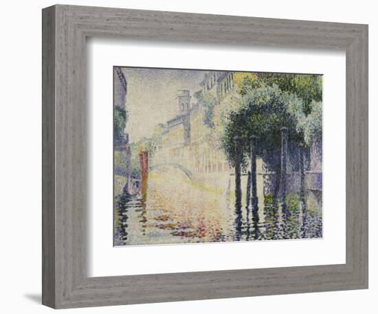 Rio San Trovaso, Venice, circa 1904-Henri Edmond Cross-Framed Giclee Print