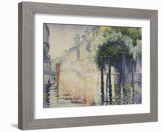 Rio San Trovaso, Venice, circa 1904-Henri Edmond Cross-Framed Giclee Print